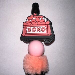 Pink Heart XOXO Handmade Pen